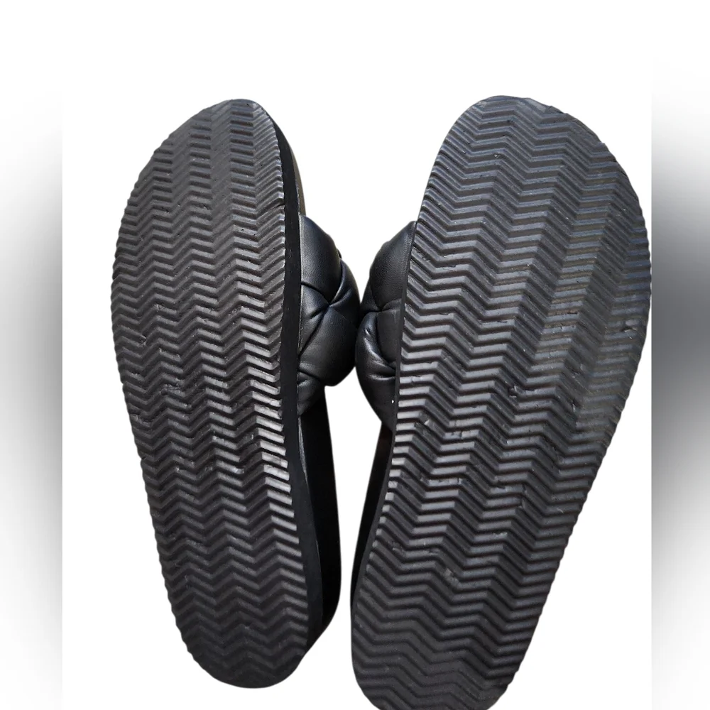 H&M Dark Braided Slide Sandals - Picture 5 of 5